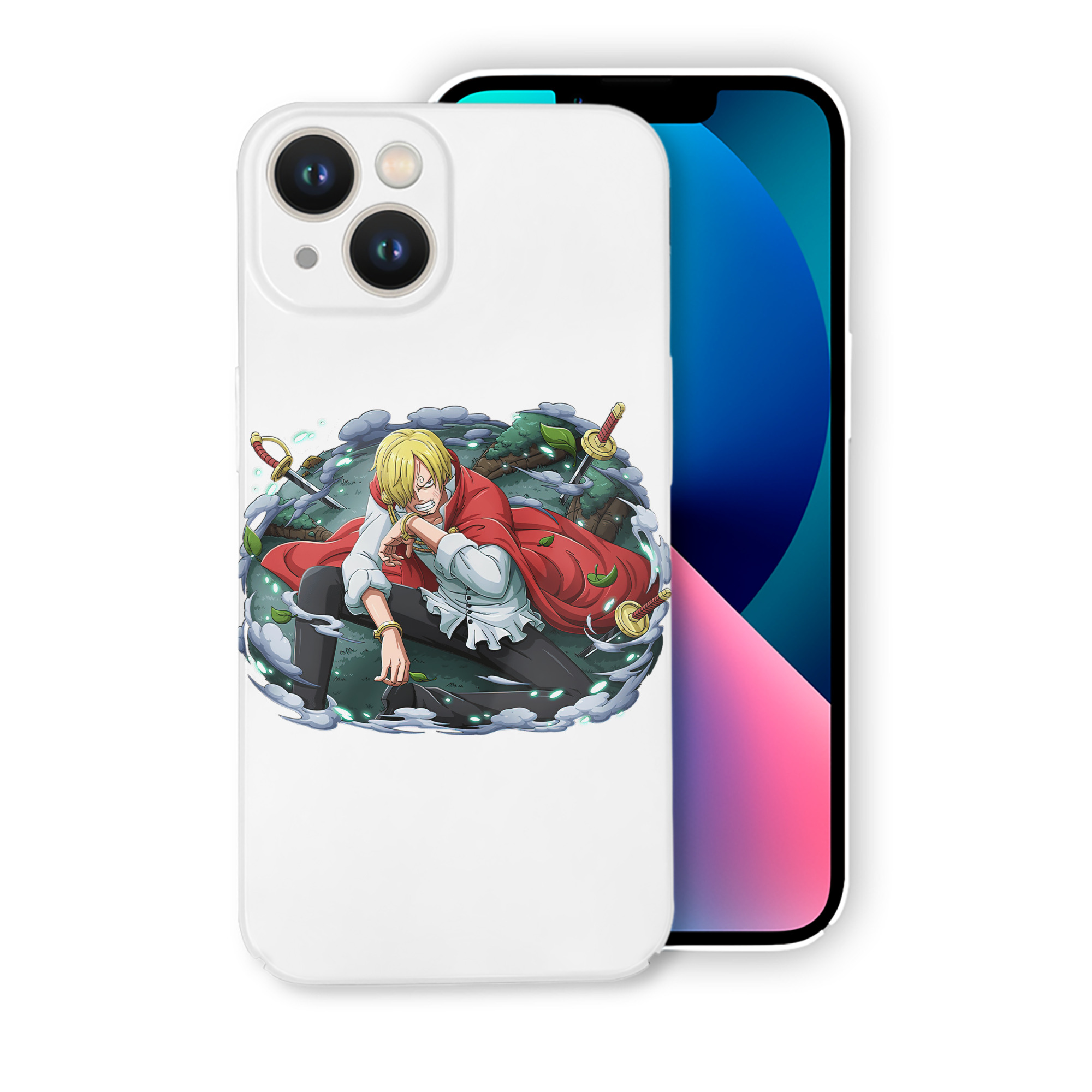（画像用） ワンピース サンジ ONE PIECE Sanji 【iPhone 14シリーズ対応】ハードケース