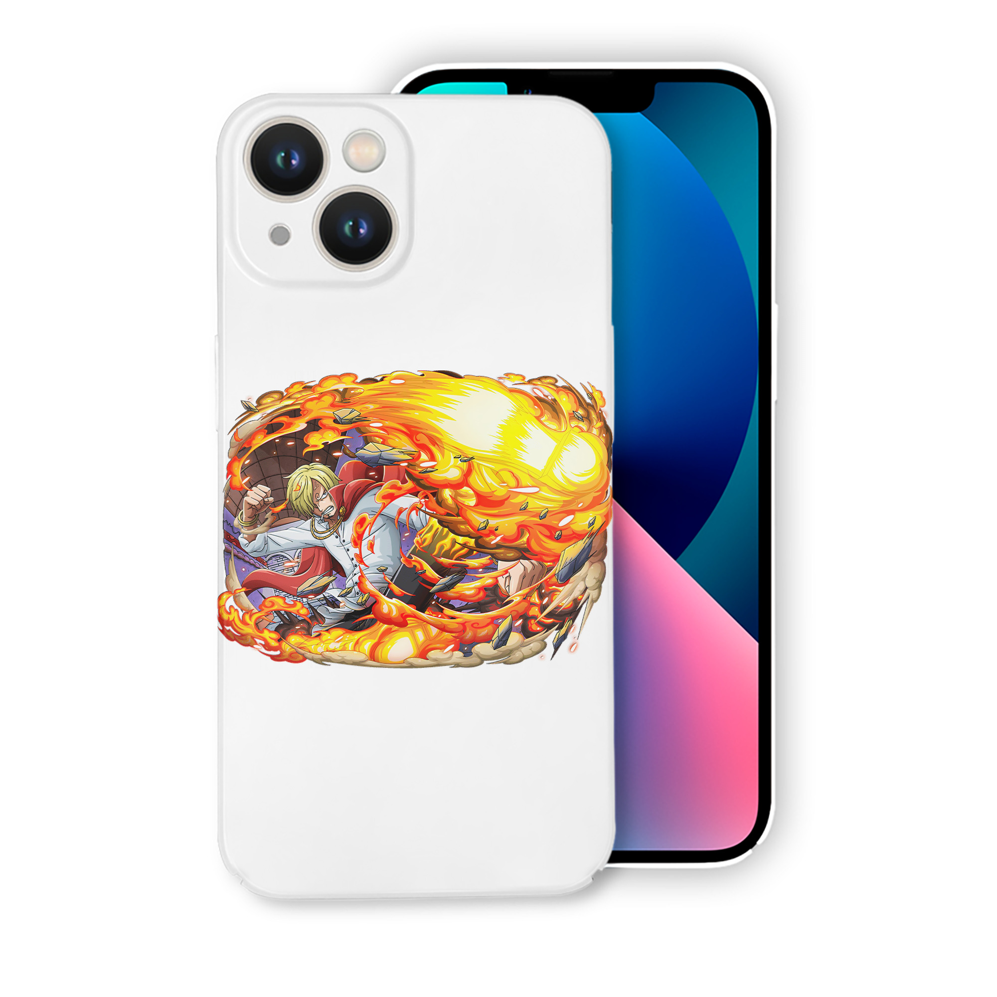 （画像用） ワンピース サンジ ONE PIECE Sanji 【iPhone 14シリーズ対応】ハードケース