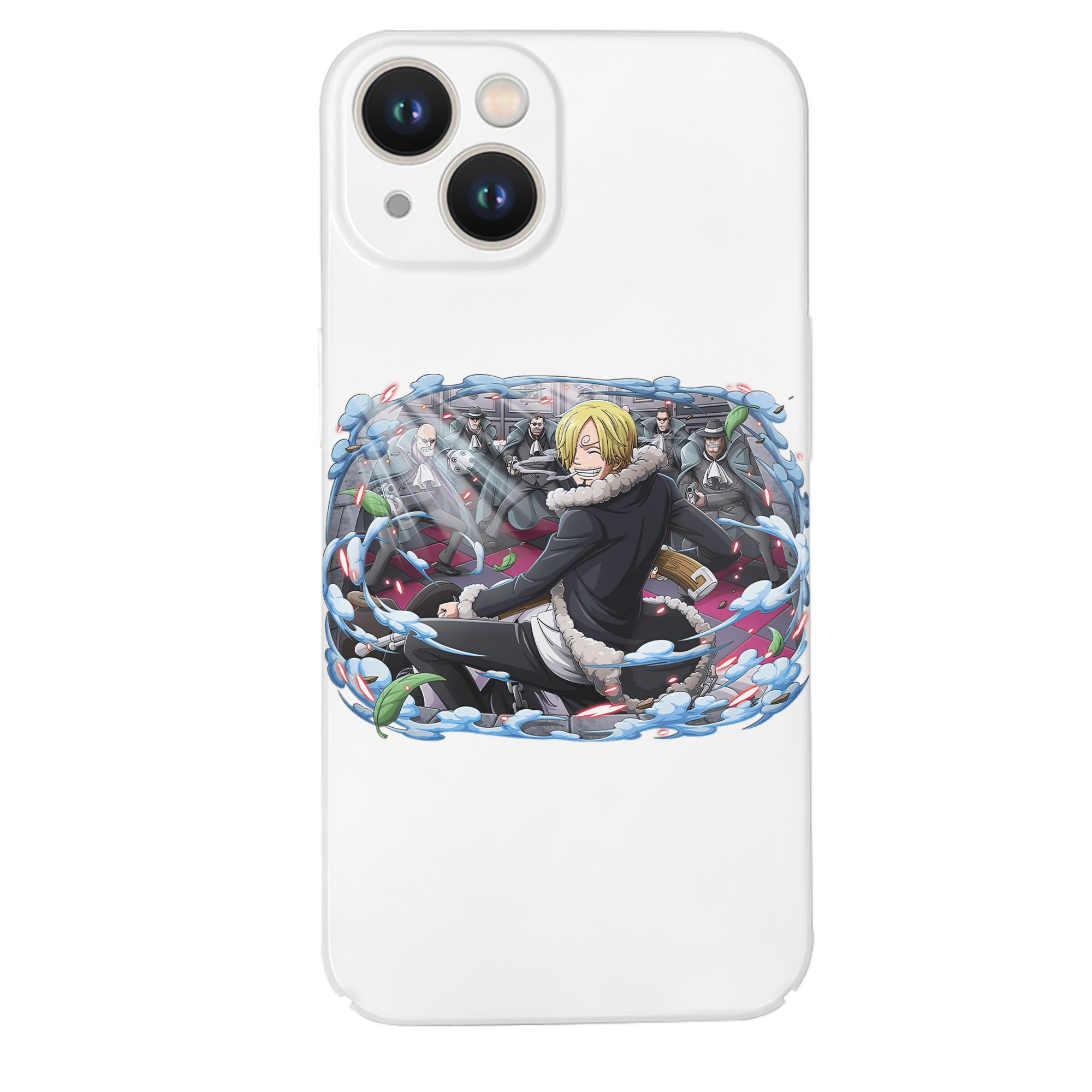 （画像用） ワンピース サンジ ONE PIECE Sanji 【iPhone 14シリーズ対応】ハードケース
