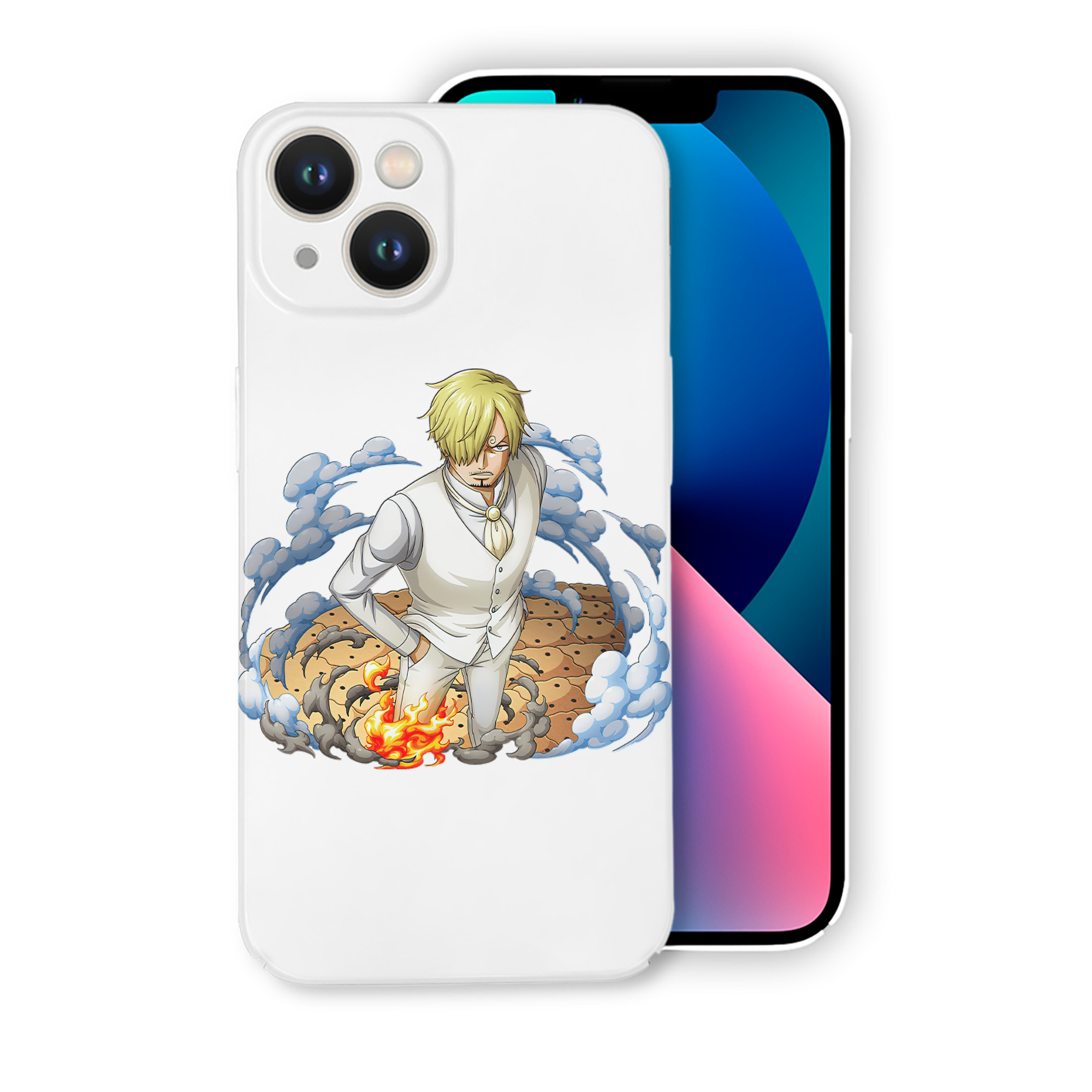 （画像用） ワンピース サンジ ONE PIECE Sanji 【iPhone 14シリーズ対応】ハードケース