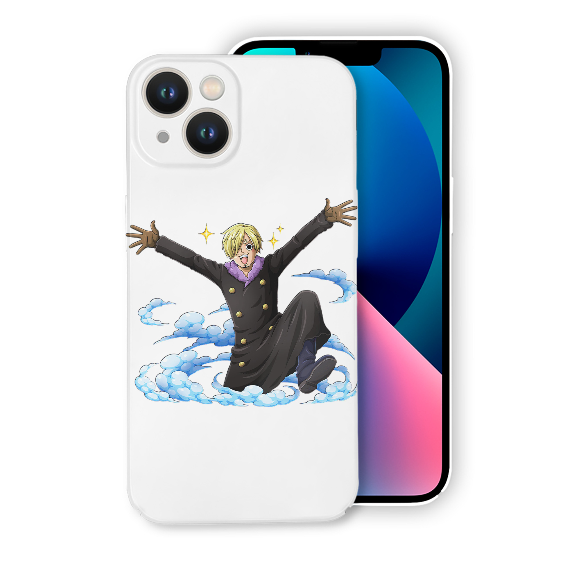 （画像用） ワンピース サンジ ONE PIECE Sanji 【iPhone 14シリーズ対応】ハードケース