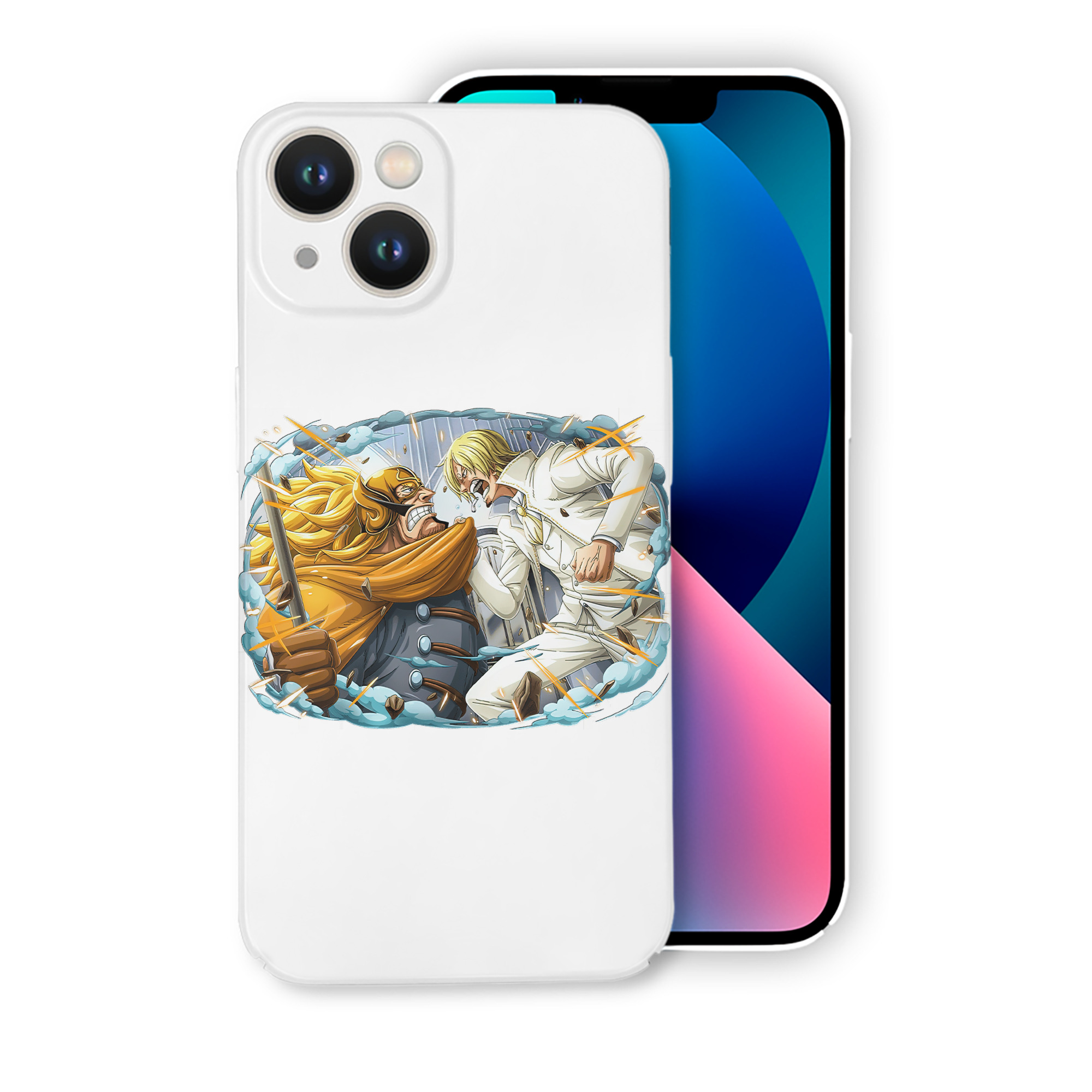 （画像用） ワンピース サンジ ONE PIECE Sanji 【iPhone 14シリーズ対応】ハードケース