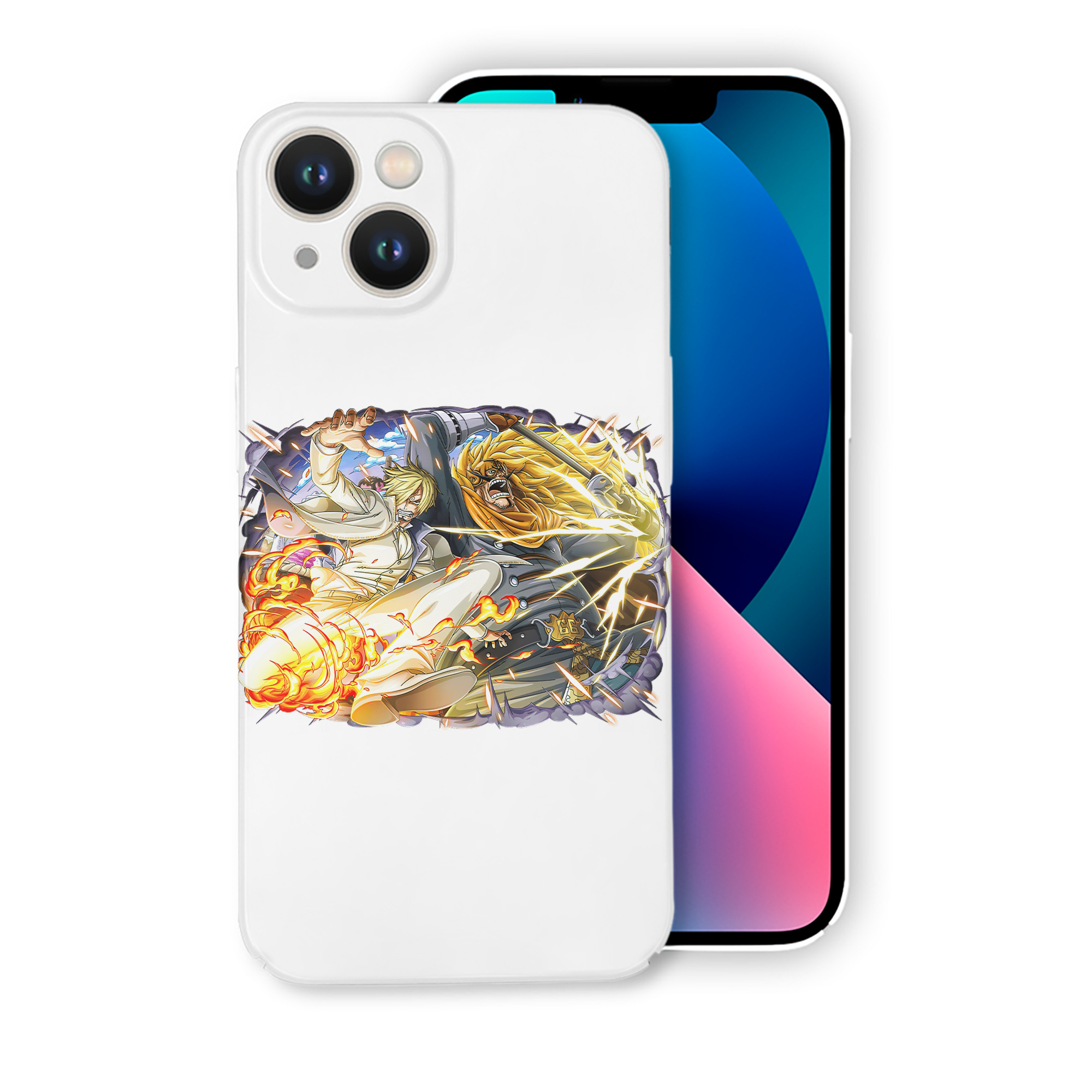 （画像用） ワンピース サンジ ONE PIECE Sanji 【iPhone 14シリーズ対応】ハードケース
