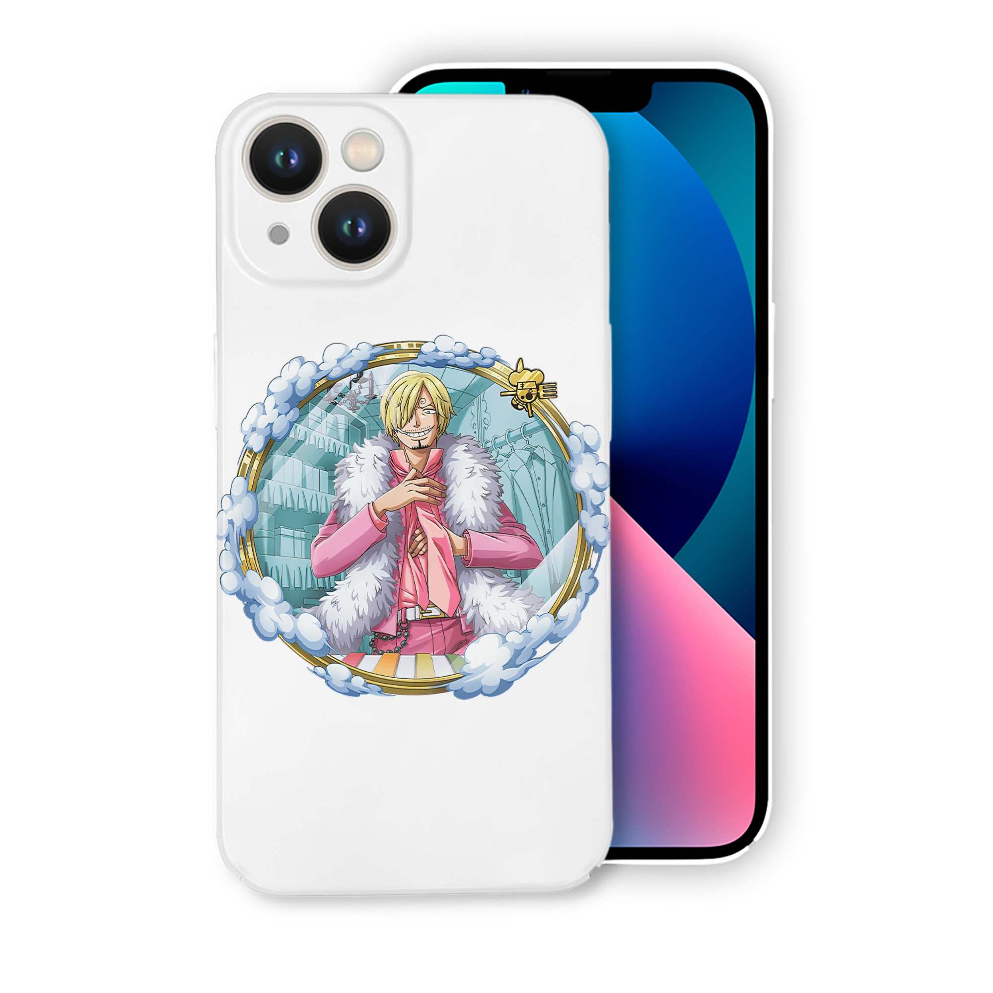 （画像用） ワンピース サンジ ONE PIECE Sanji 【iPhone 14シリーズ対応】ハードケース