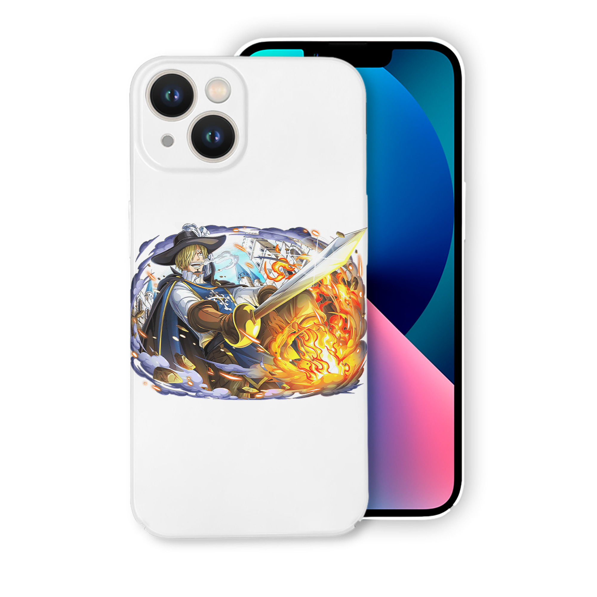 （画像用） ワンピース サンジ ONE PIECE Sanji 【iPhone 14シリーズ対応】ハードケース
