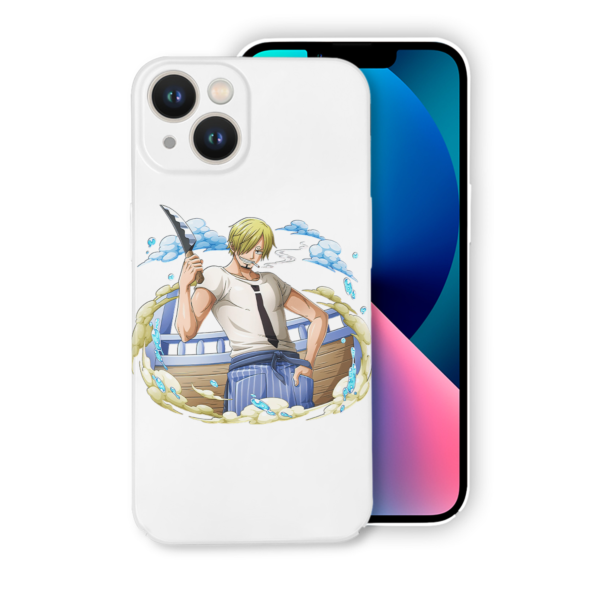 （画像用） ワンピース サンジ ONE PIECE Sanji 【iPhone 14シリーズ対応】ハードケース