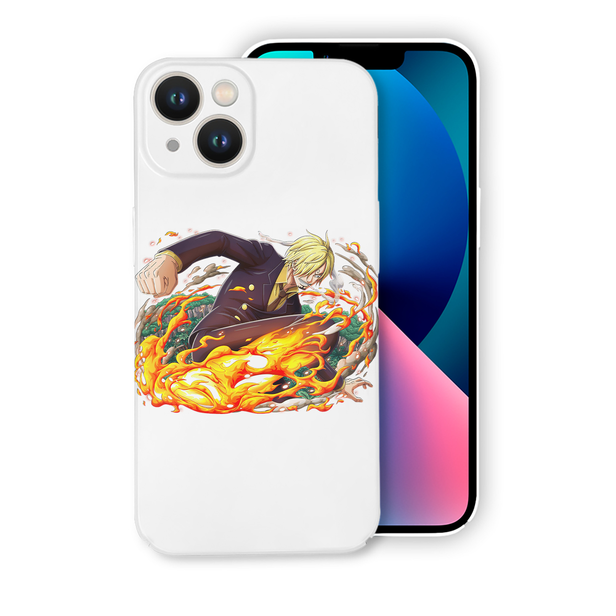 （画像用） ワンピース サンジ ONE PIECE Sanji 【iPhone 14シリーズ対応】ハードケース