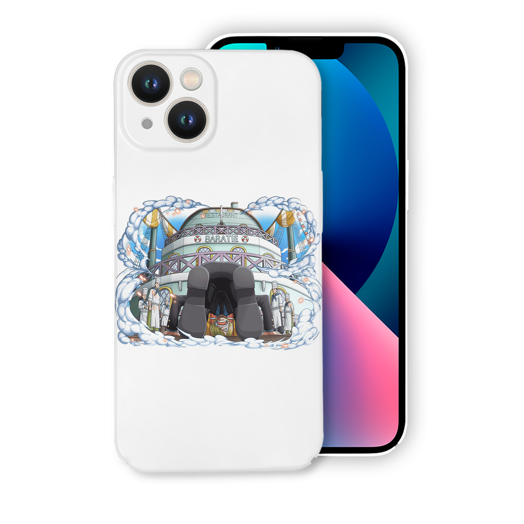 （画像用） ワンピース サンジ ONE PIECE Sanji 【iPhone 14シリーズ対応】ハードケース