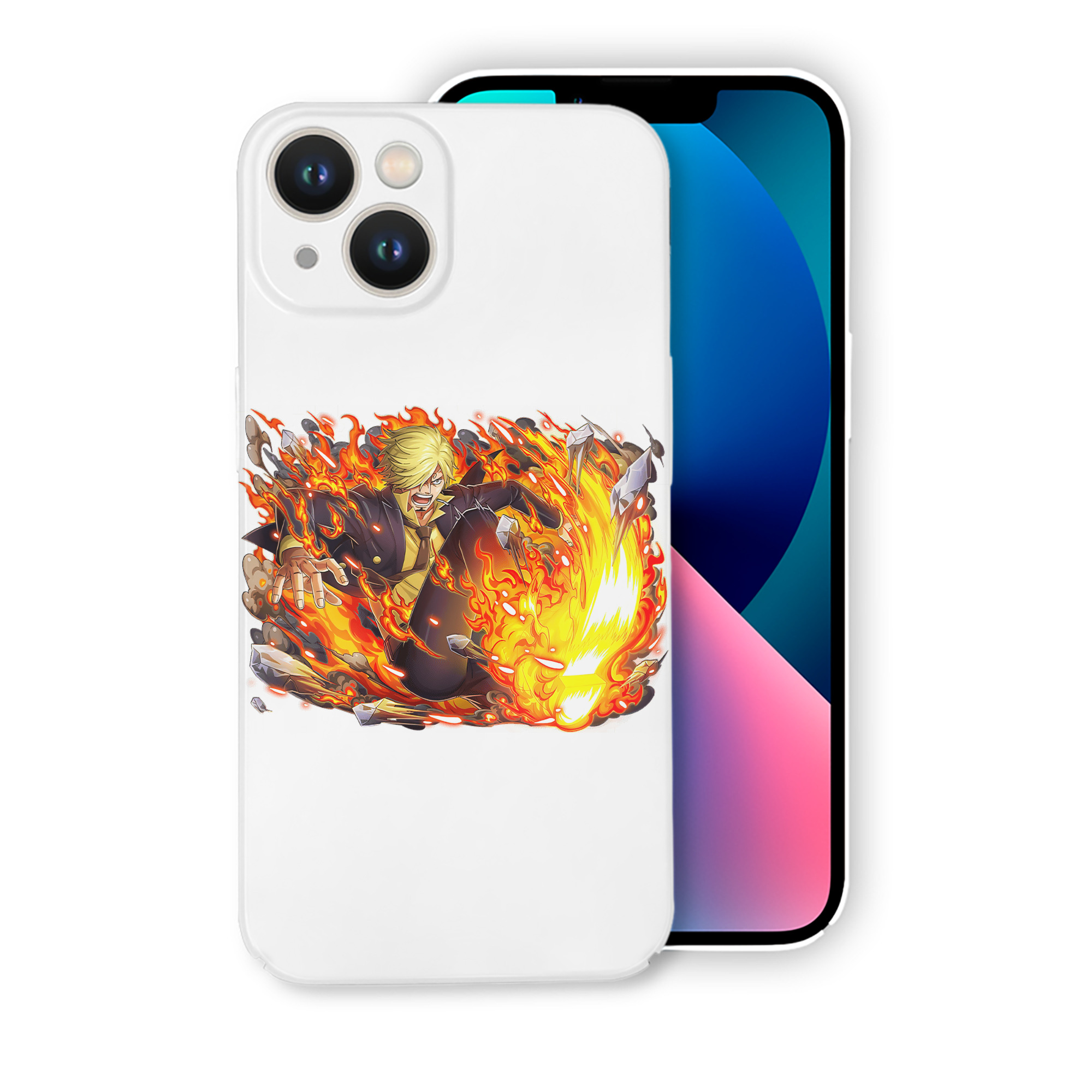（画像用） ワンピース サンジ ONE PIECE Sanji 【iPhone 14シリーズ対応】ハードケース