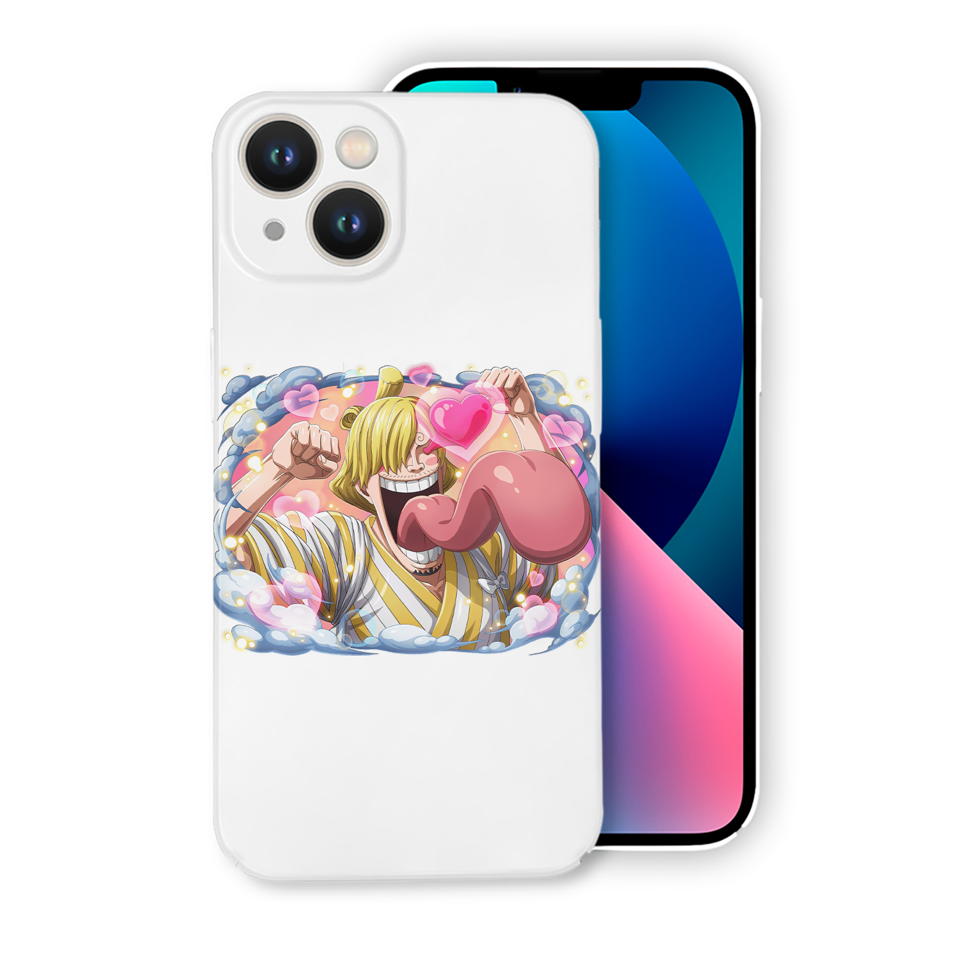 （画像用） ワンピース サンジ ONE PIECE Sanji 【iPhone 14シリーズ対応】ハードケース