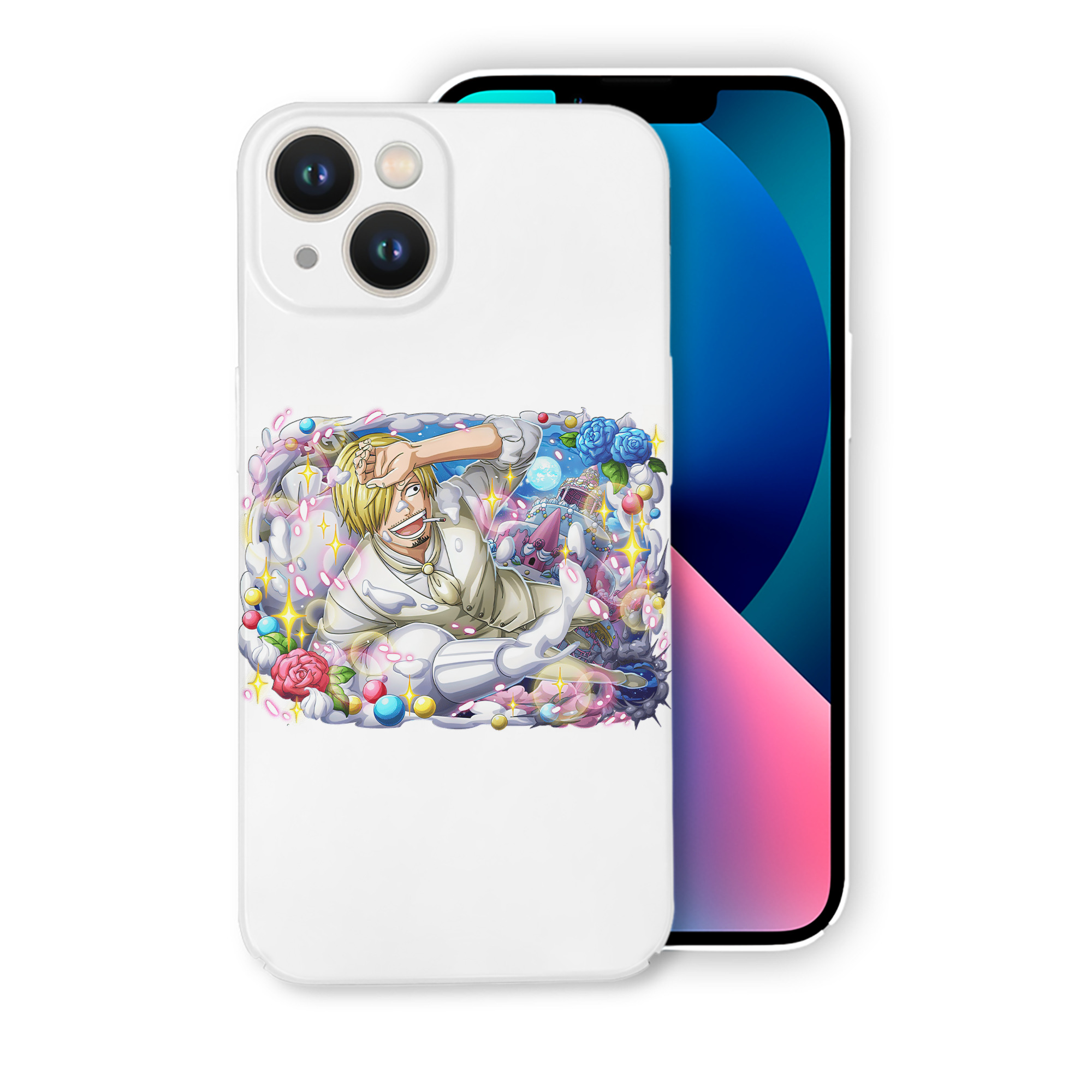 （画像用） ワンピース サンジ ONE PIECE Sanji 【iPhone 14シリーズ対応】ハードケース