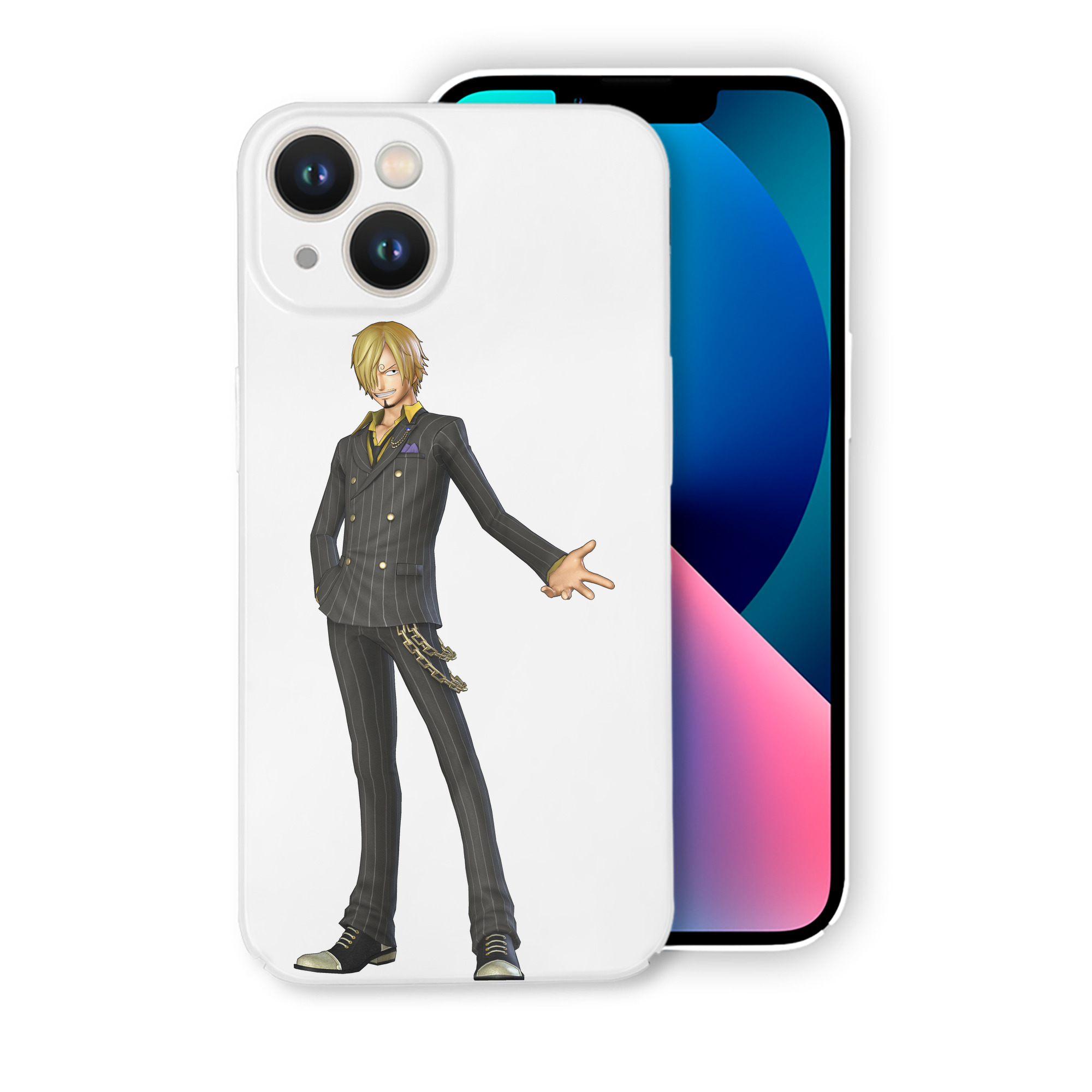 （画像用） ワンピース サンジ ONE PIECE Sanji 【iPhone 14シリーズ対応】ハードケース