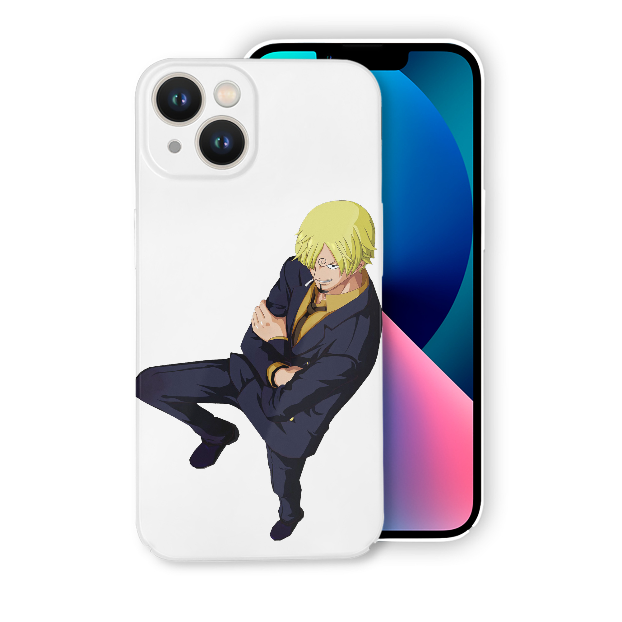 （画像用） ワンピース サンジ ONE PIECE Sanji 【iPhone 14シリーズ対応】ハードケース