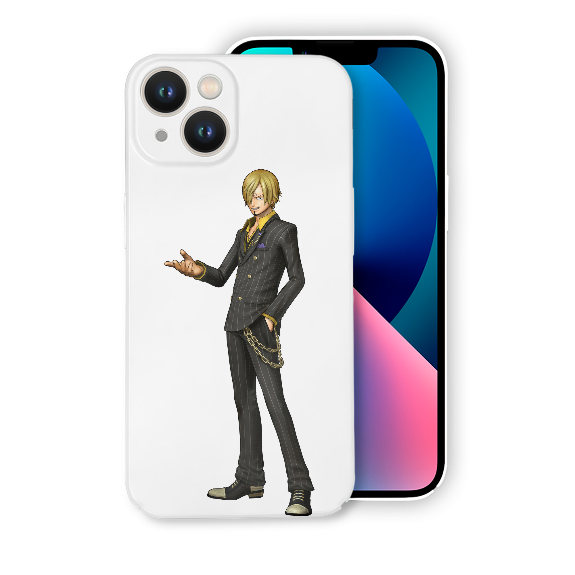 （画像用） ワンピース サンジ ONE PIECE Sanji 【iPhone 14シリーズ対応】ハードケース