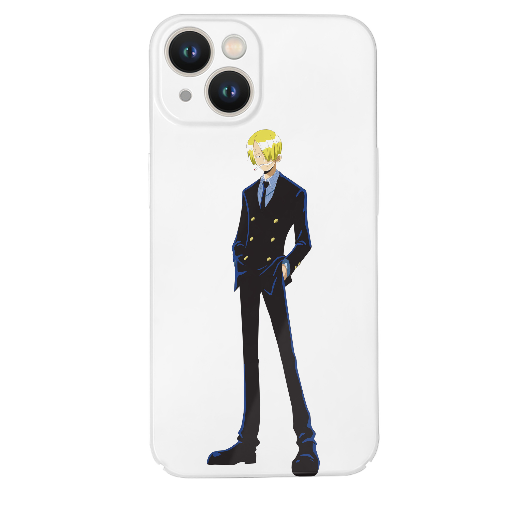 （画像用） ワンピース サンジ ONE PIECE Sanji 【iPhone 14シリーズ対応】ハードケース