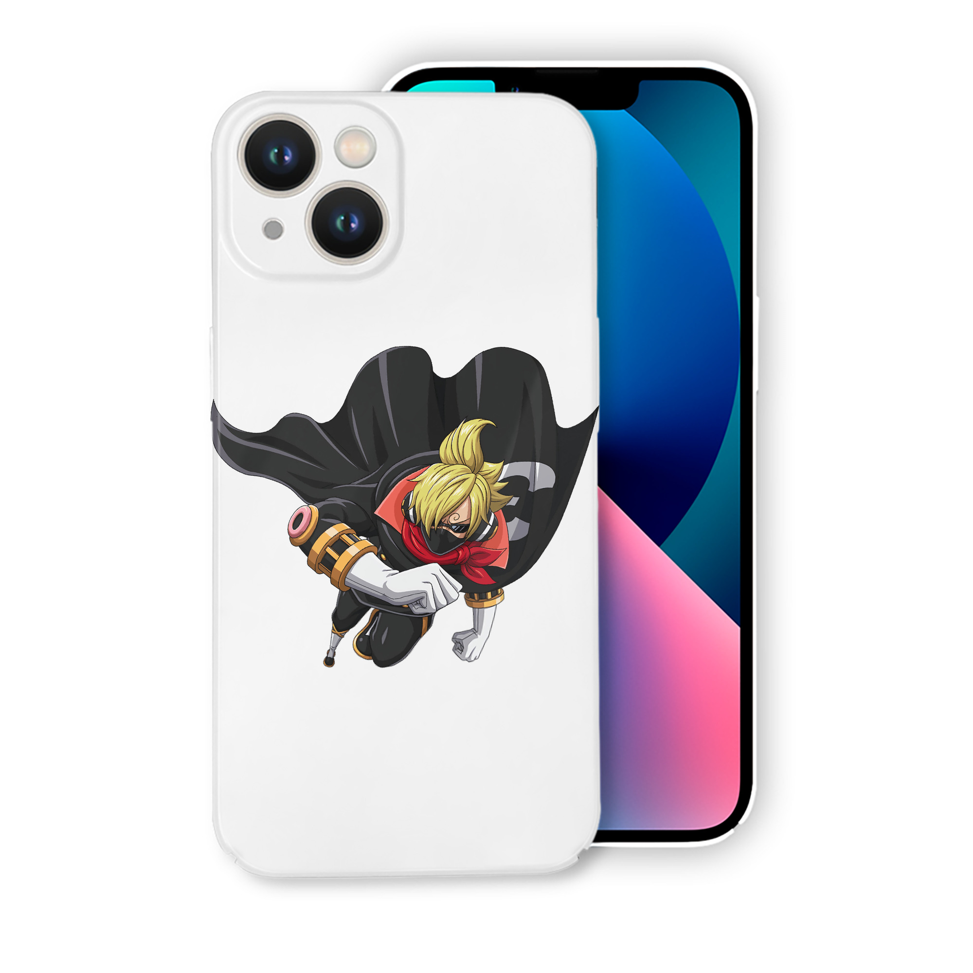 （画像用） ワンピース サンジ ONE PIECE Sanji 【iPhone 14シリーズ対応】ハードケース