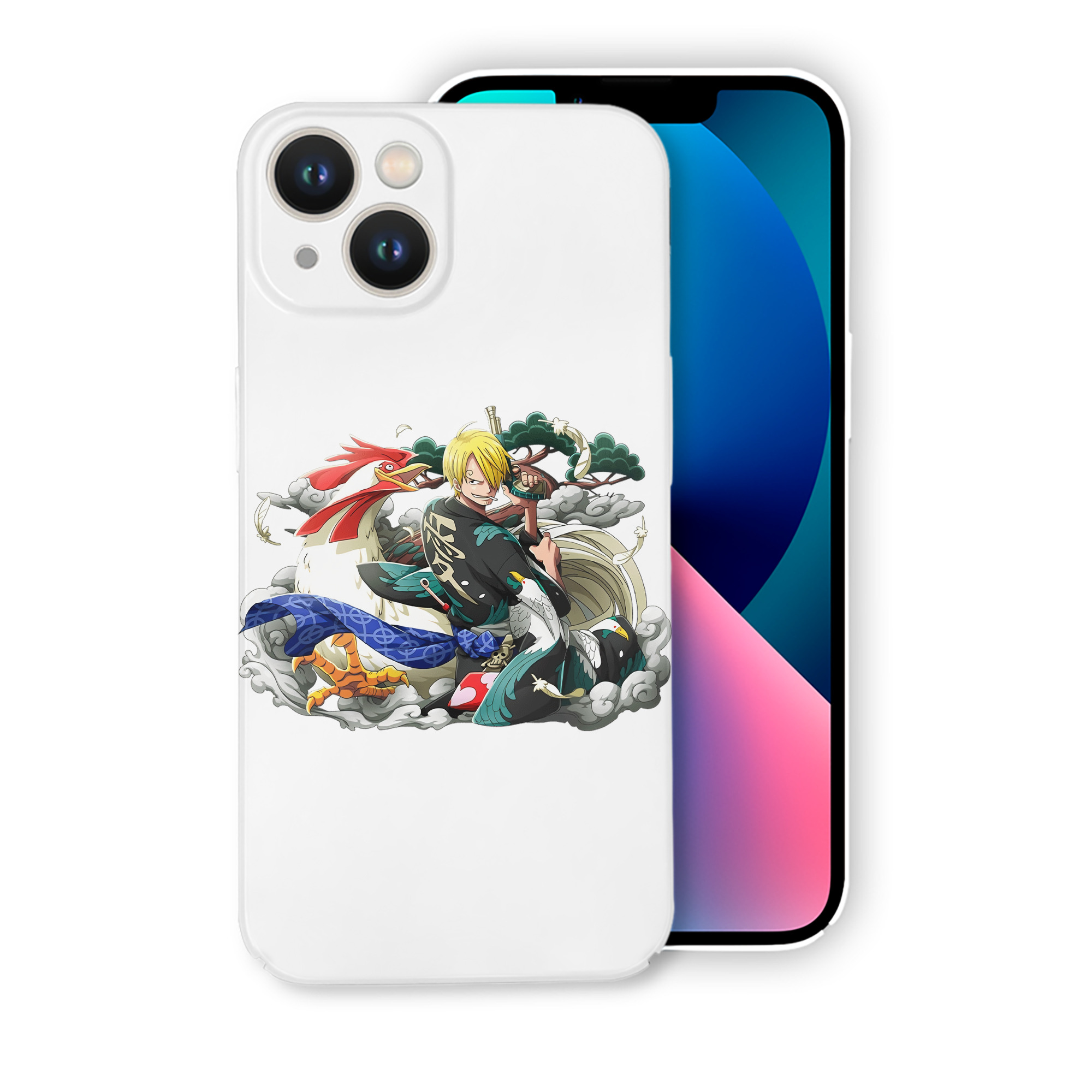 （画像用） ワンピース サンジ ONE PIECE Sanji 【iPhone 14シリーズ対応】ハードケース