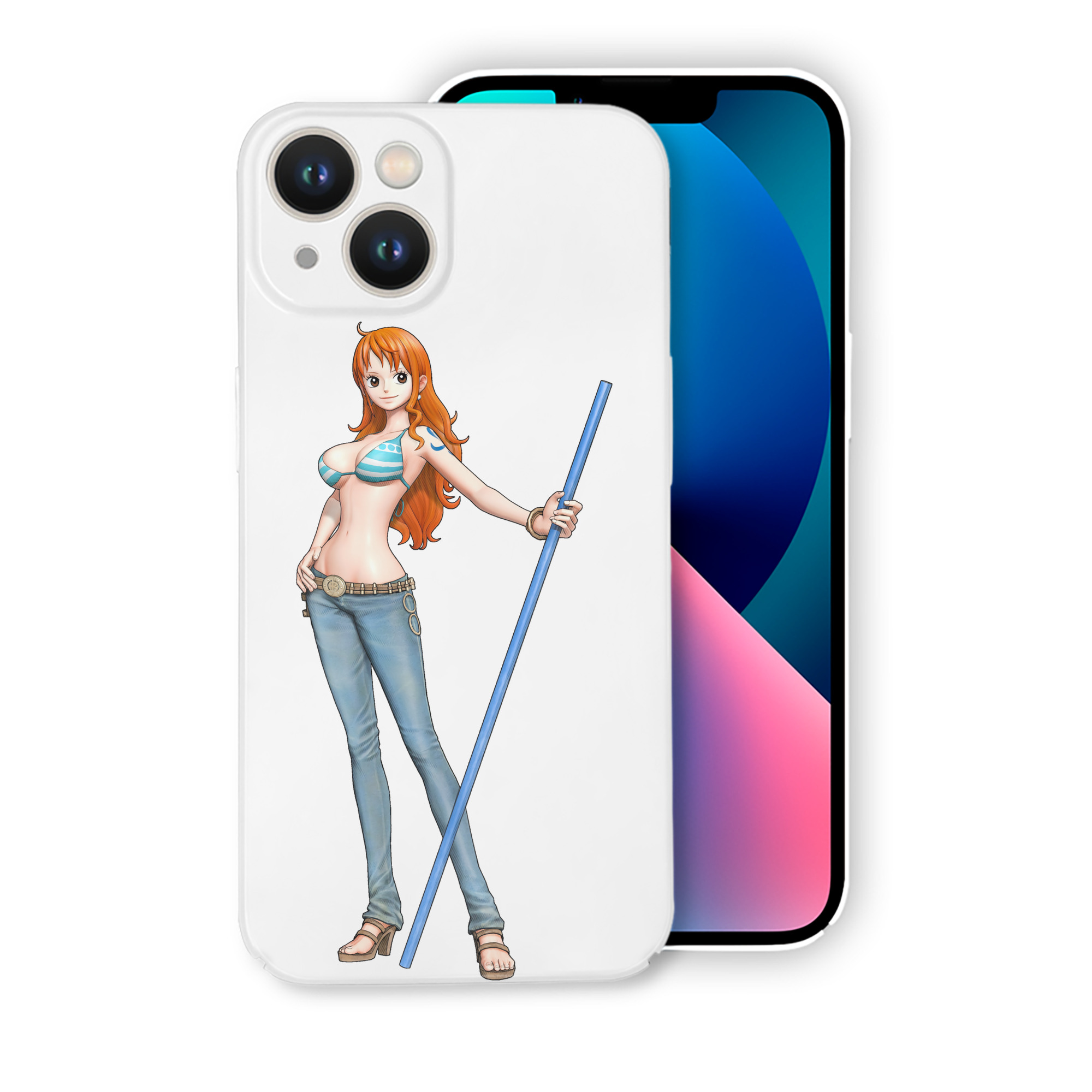 （画像用） ワンピース ナミ ONE PIECE Nami 【iPhone 14シリーズ対応】ハードケース