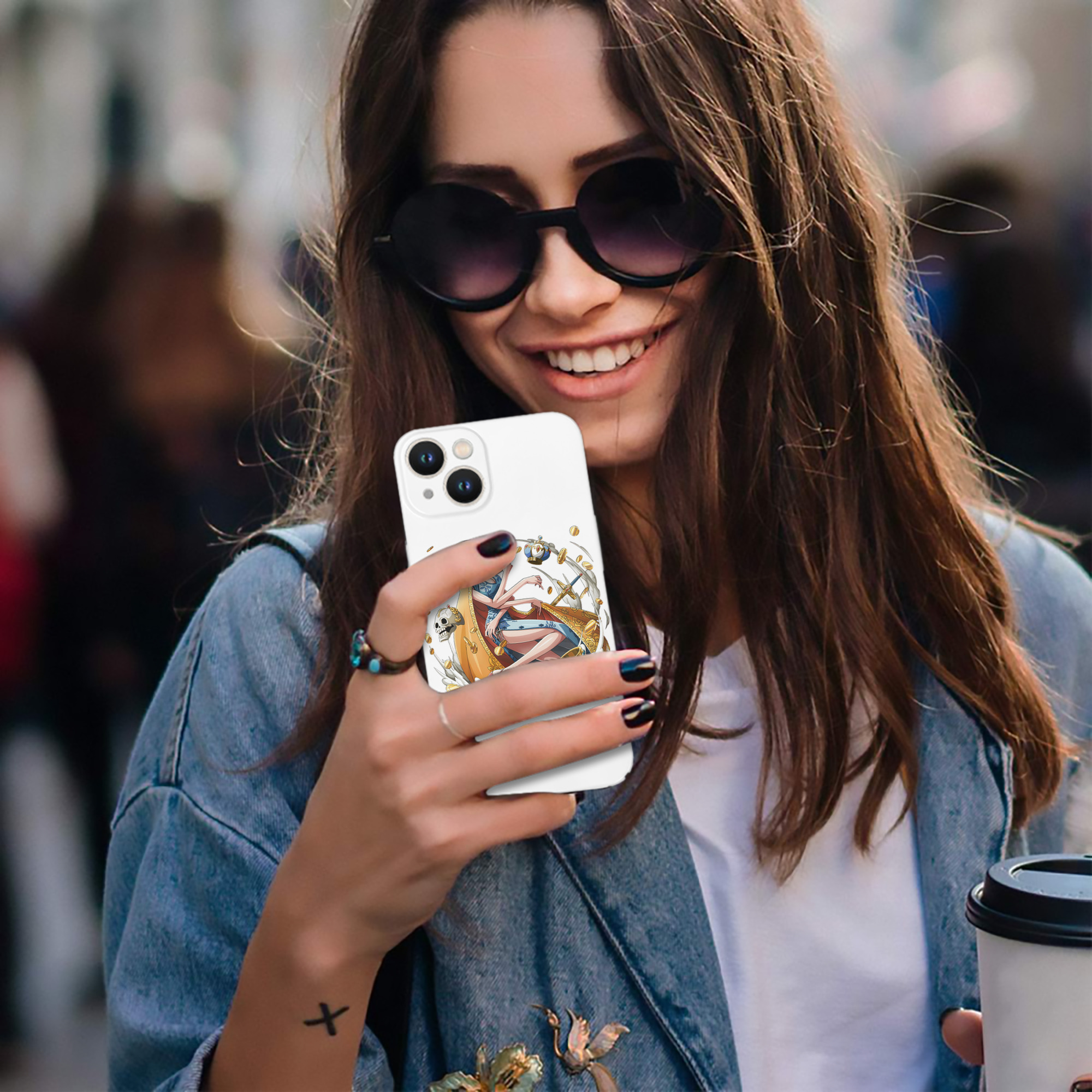 （画像用） ワンピース ニコ・ロビン ONE PIECE Nico Robin 【iPhone 14シリーズ対応】ハードケース