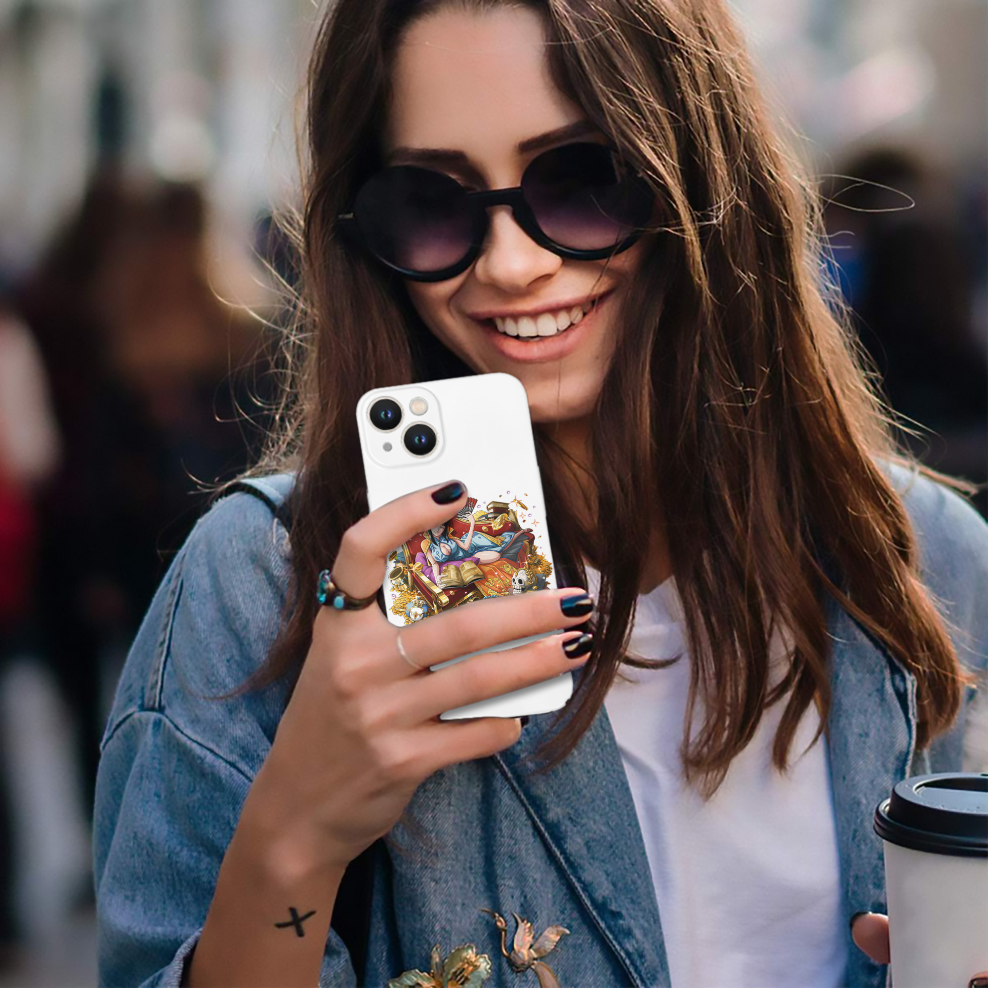（画像用） ワンピース ニコ・ロビン ONE PIECE Nico Robin 【iPhone 14シリーズ対応】ハードケース