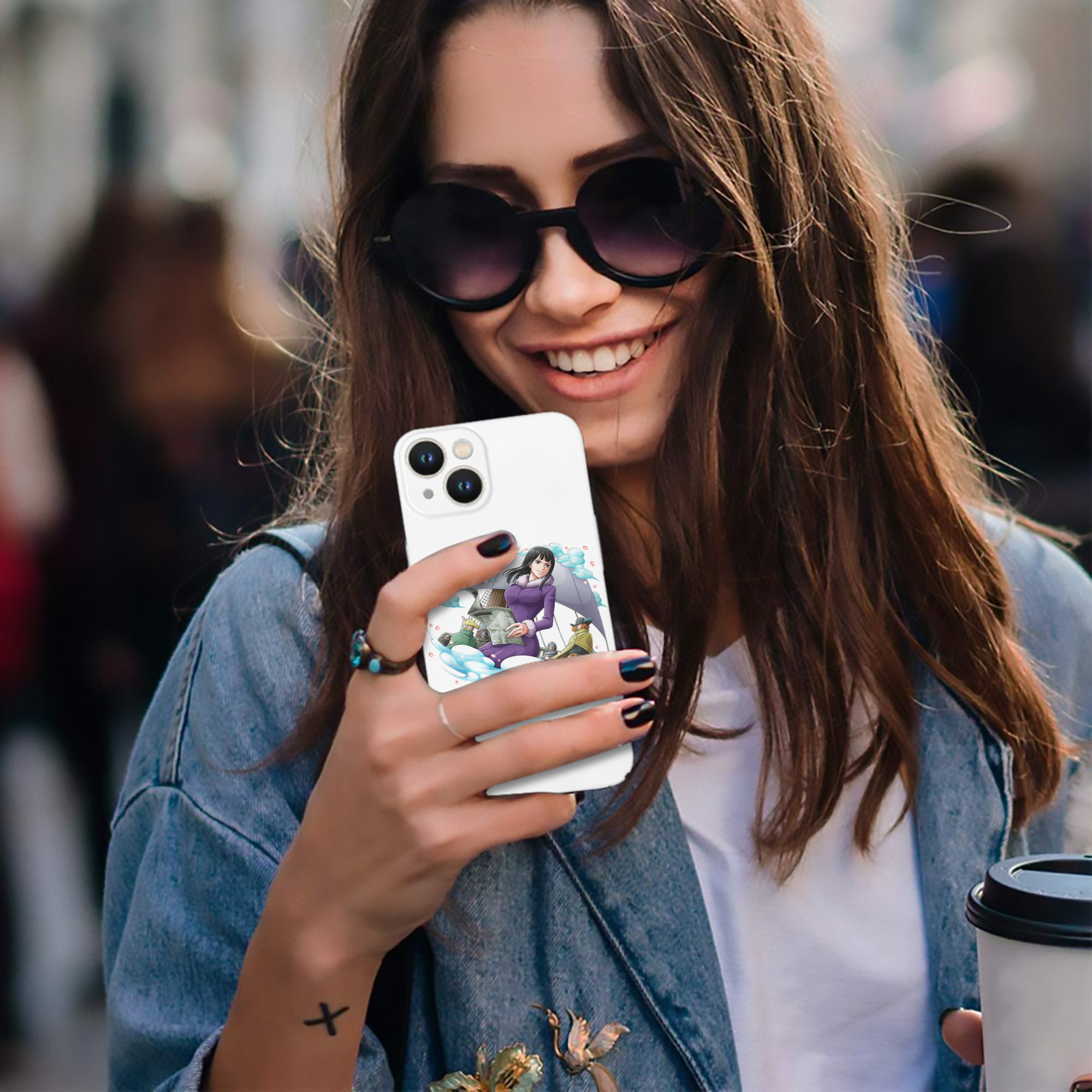 （画像用） ワンピース ニコ・ロビン ONE PIECE Nico Robin 【iPhone 14シリーズ対応】ハードケース