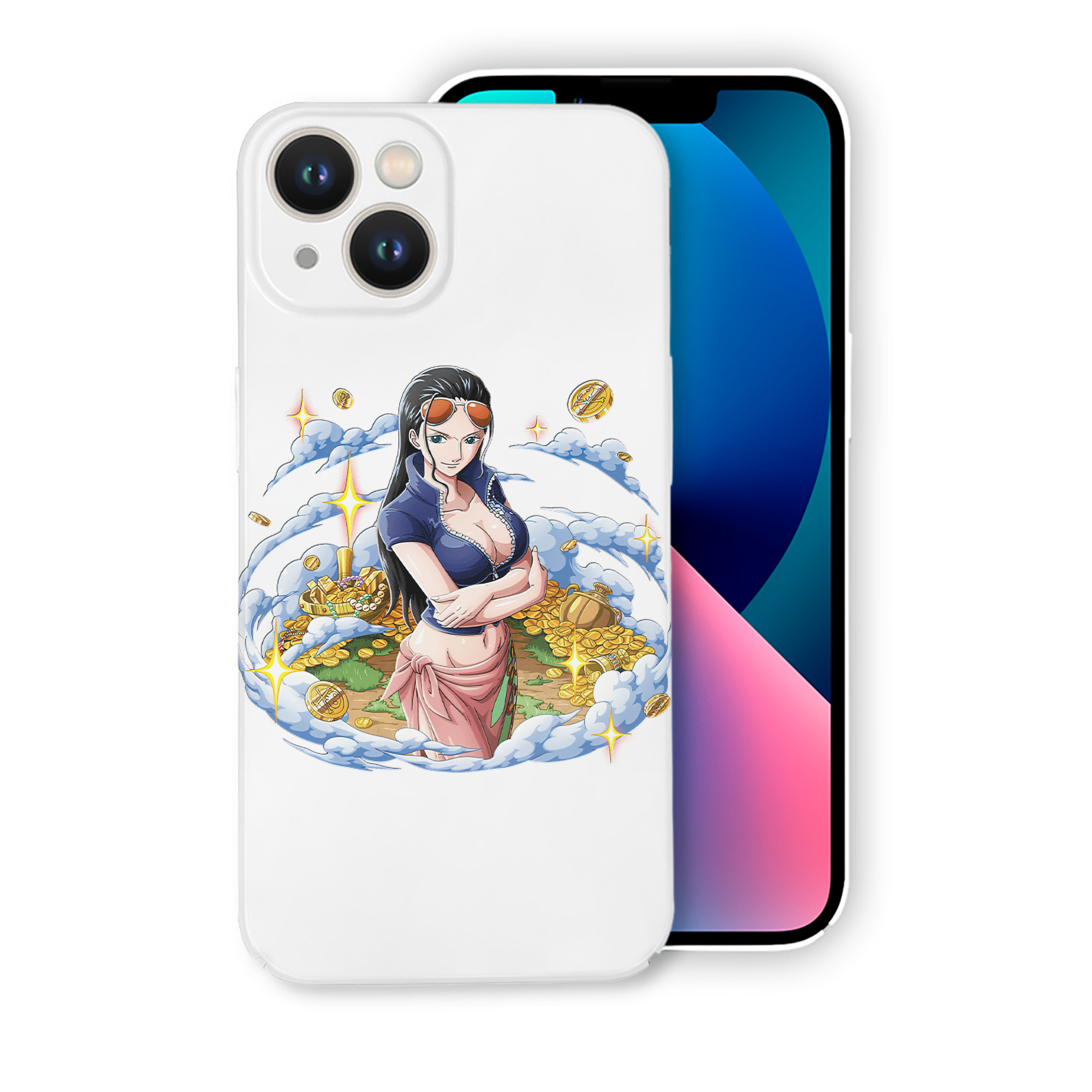 （画像用） ワンピース ニコ・ロビン ONE PIECE Nico Robin 【iPhone 14シリーズ対応】ハードケース