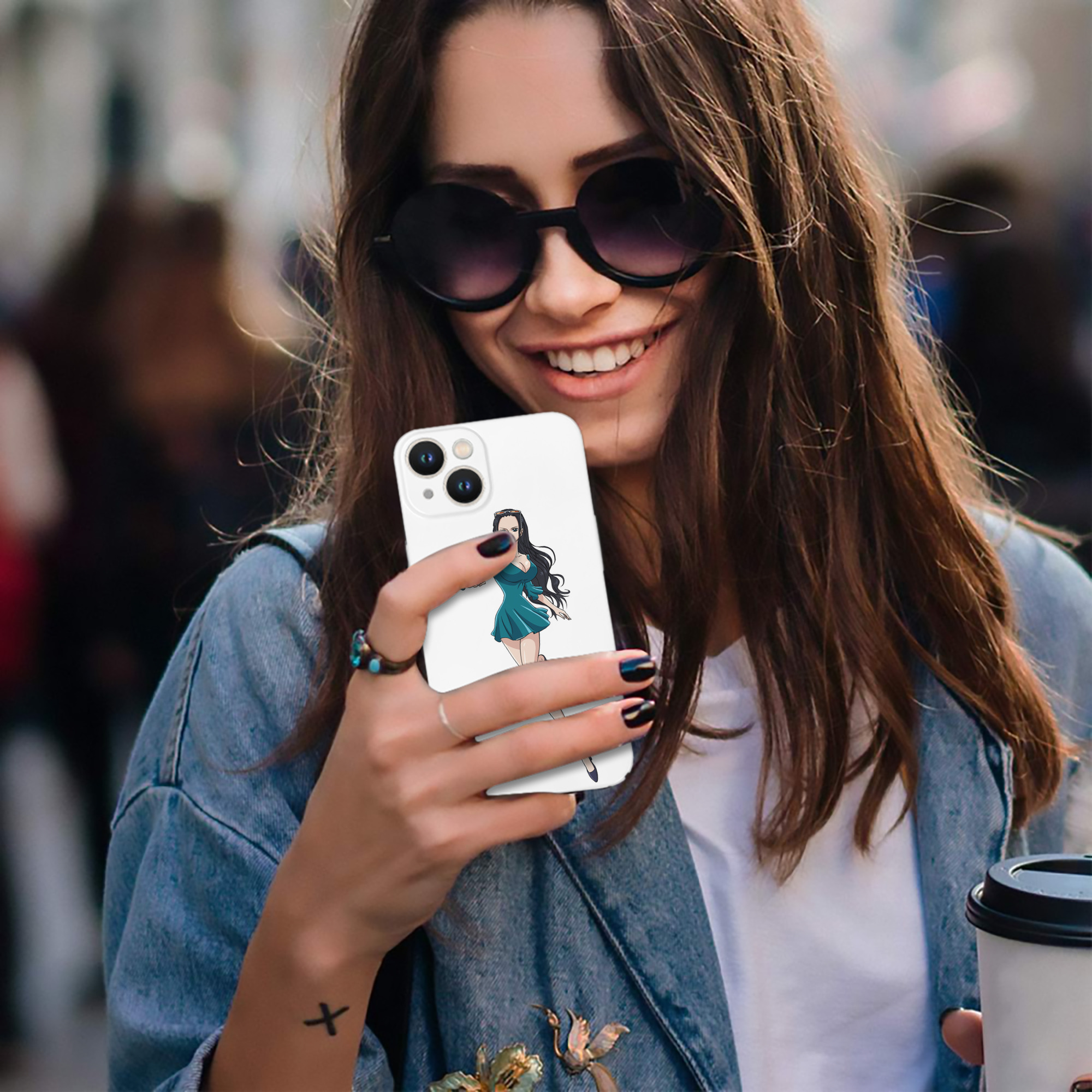（画像用） ワンピース ニコ・ロビン ONE PIECE Nico Robin 【iPhone 14シリーズ対応】ハードケース