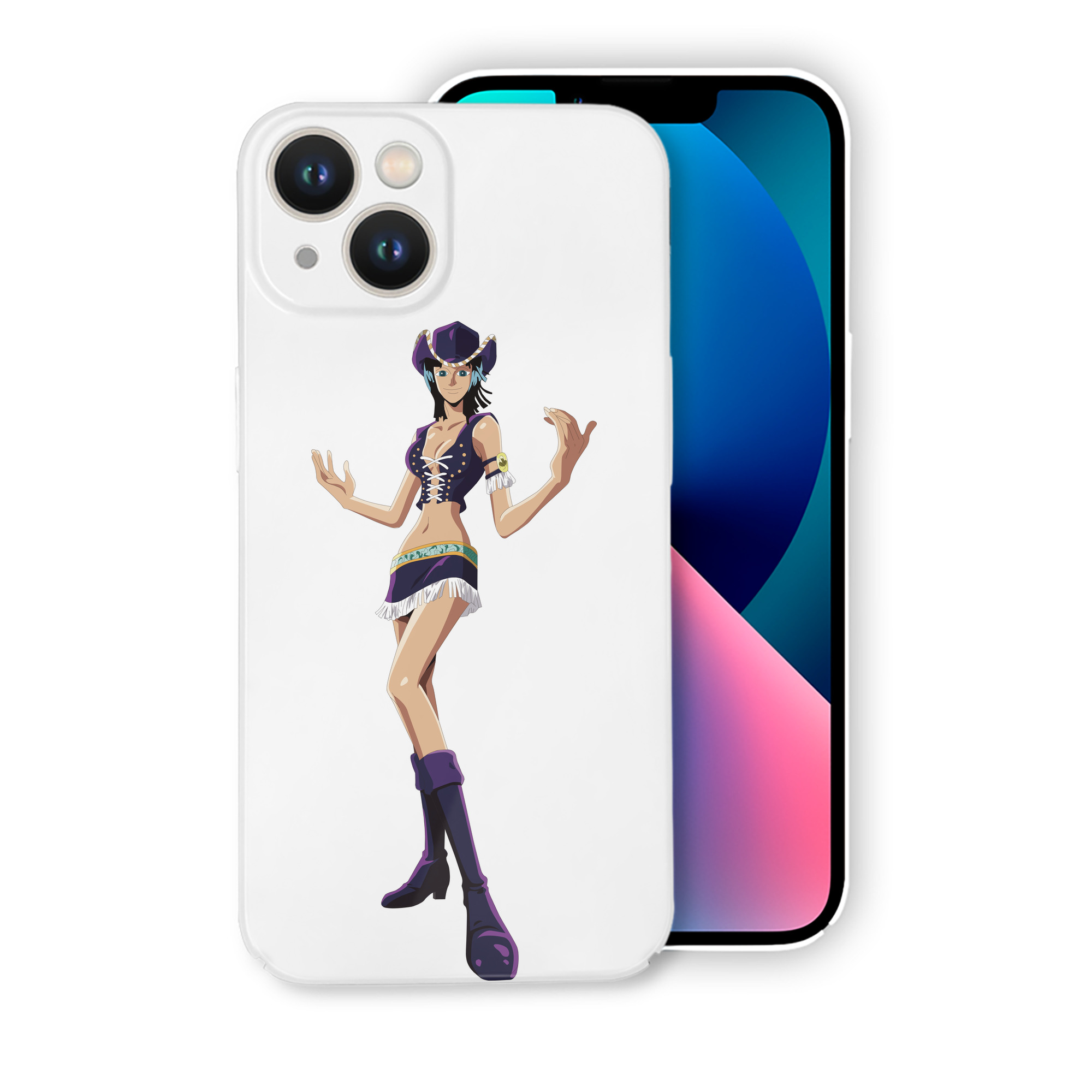 （画像用） ワンピース ニコ・ロビン ONE PIECE Nico Robin 【iPhone 14シリーズ対応】ハードケース