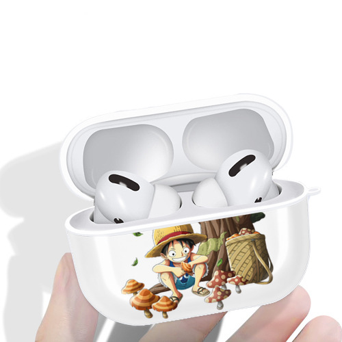 ワンピース モンキー・D・ルフィ ONE PIECE Monkey D. Luffy 【AirPods Pro用】ハードシェル保護ケース 耐衝撃・防指紋・カラビナ付き商品仕様
