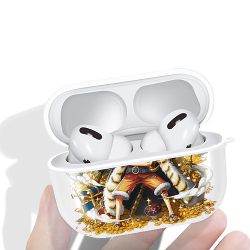 ワンピース モンキー・D・ルフィ ONE PIECE Monkey D. Luffy 【AirPods Pro用】ハードシェル保護ケース 耐衝撃・防指紋・カラビナ付き商品仕様