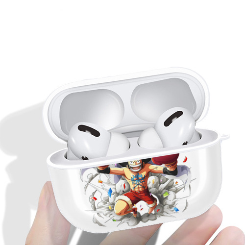 ワンピース モンキー・D・ルフィ ONE PIECE Monkey D. Luffy 【AirPods Pro用】ハードシェル保護ケース 耐衝撃・防指紋・カラビナ付き商品仕様