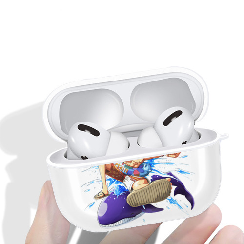 ワンピース モンキー・D・ルフィ ONE PIECE Monkey D. Luffy 【AirPods Pro用】ハードシェル保護ケース 耐衝撃・防指紋・カラビナ付き商品仕様