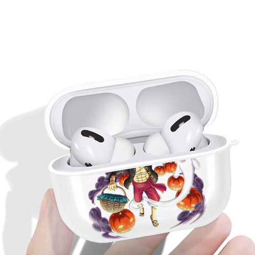 ワンピース モンキー・D・ルフィ ONE PIECE Monkey D. Luffy 【AirPods Pro用】ハードシェル保護ケース 耐衝撃・防指紋・カラビナ付き商品仕様