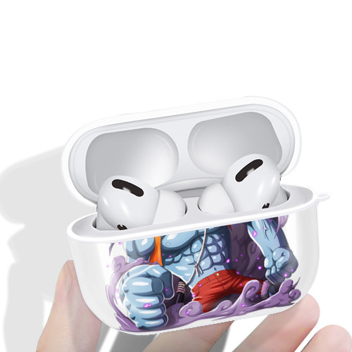 ワンピース モンキー・D・ルフィ ONE PIECE Monkey D. Luffy 【AirPods Pro用】ハードシェル保護ケース 耐衝撃・防指紋・カラビナ付き商品仕様