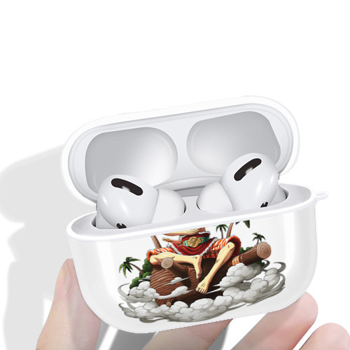 ワンピース モンキー・D・ルフィ ONE PIECE Monkey D. Luffy 【AirPods Pro用】ハードシェル保護ケース 耐衝撃・防指紋・カラビナ付き商品仕様