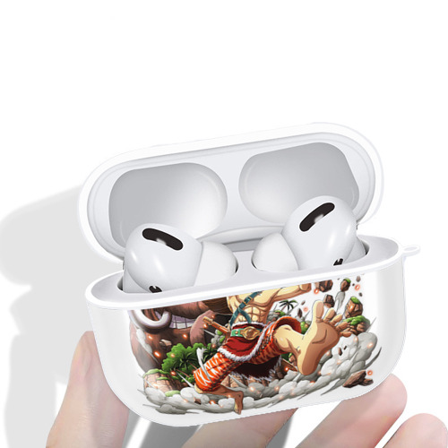 ワンピース モンキー・D・ルフィ ONE PIECE Monkey D. Luffy 【AirPods Pro用】ハードシェル保護ケース 耐衝撃・防指紋・カラビナ付き商品仕様