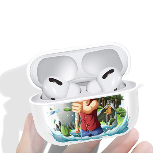 ワンピース モンキー・D・ルフィ ONE PIECE Monkey D. Luffy 【AirPods Pro用】ハードシェル保護ケース 耐衝撃・防指紋・カラビナ付き商品仕様