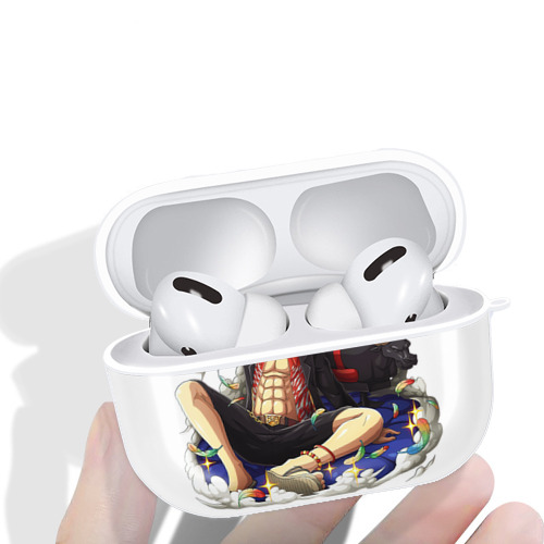 ワンピース モンキー・D・ルフィ ONE PIECE Monkey D. Luffy 【AirPods Pro用】ハードシェル保護ケース 耐衝撃・防指紋・カラビナ付き商品仕様