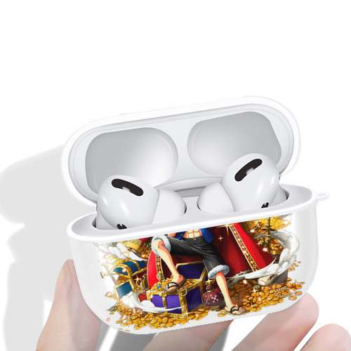 ワンピース モンキー・D・ルフィ ONE PIECE Monkey D. Luffy 【AirPods Pro用】ハードシェル保護ケース 耐衝撃・防指紋・カラビナ付き商品仕様