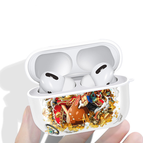 ワンピース モンキー・D・ルフィ ONE PIECE Monkey D. Luffy 【AirPods Pro用】ハードシェル保護ケース 耐衝撃・防指紋・カラビナ付き商品仕様