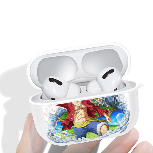 ワンピース モンキー・D・ルフィ ONE PIECE Monkey D. Luffy 【AirPods Pro用】ハードシェル保護ケース 耐衝撃・防指紋・カラビナ付き商品仕様