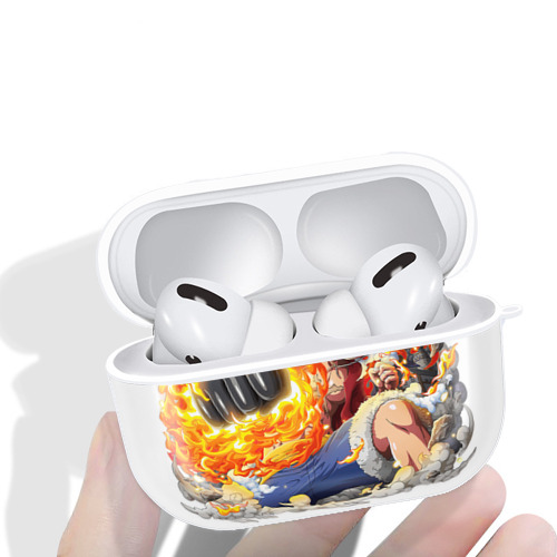 ワンピース モンキー・D・ルフィ ONE PIECE Monkey D. Luffy 【AirPods Pro用】ハードシェル保護ケース 耐衝撃・防指紋・カラビナ付き商品仕様