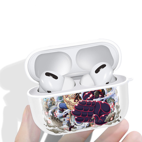 ワンピース モンキー・D・ルフィ ONE PIECE Monkey D. Luffy 【AirPods Pro用】ハードシェル保護ケース 耐衝撃・防指紋・カラビナ付き商品仕様