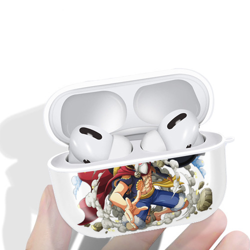 ワンピース モンキー・D・ルフィ ONE PIECE Monkey D. Luffy 【AirPods Pro用】ハードシェル保護ケース 耐衝撃・防指紋・カラビナ付き商品仕様
