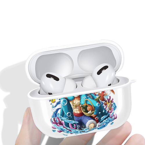 ワンピース モンキー・D・ルフィ ONE PIECE Monkey D. Luffy 【AirPods Pro用】ハードシェル保護ケース 耐衝撃・防指紋・カラビナ付き商品仕様