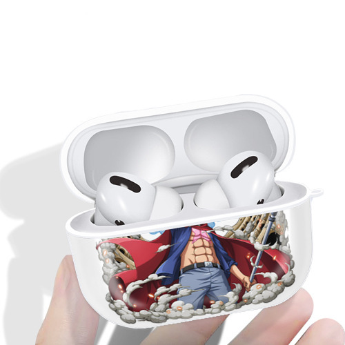 ワンピース モンキー・D・ルフィ ONE PIECE Monkey D. Luffy 【AirPods Pro用】ハードシェル保護ケース 耐衝撃・防指紋・カラビナ付き商品仕様
