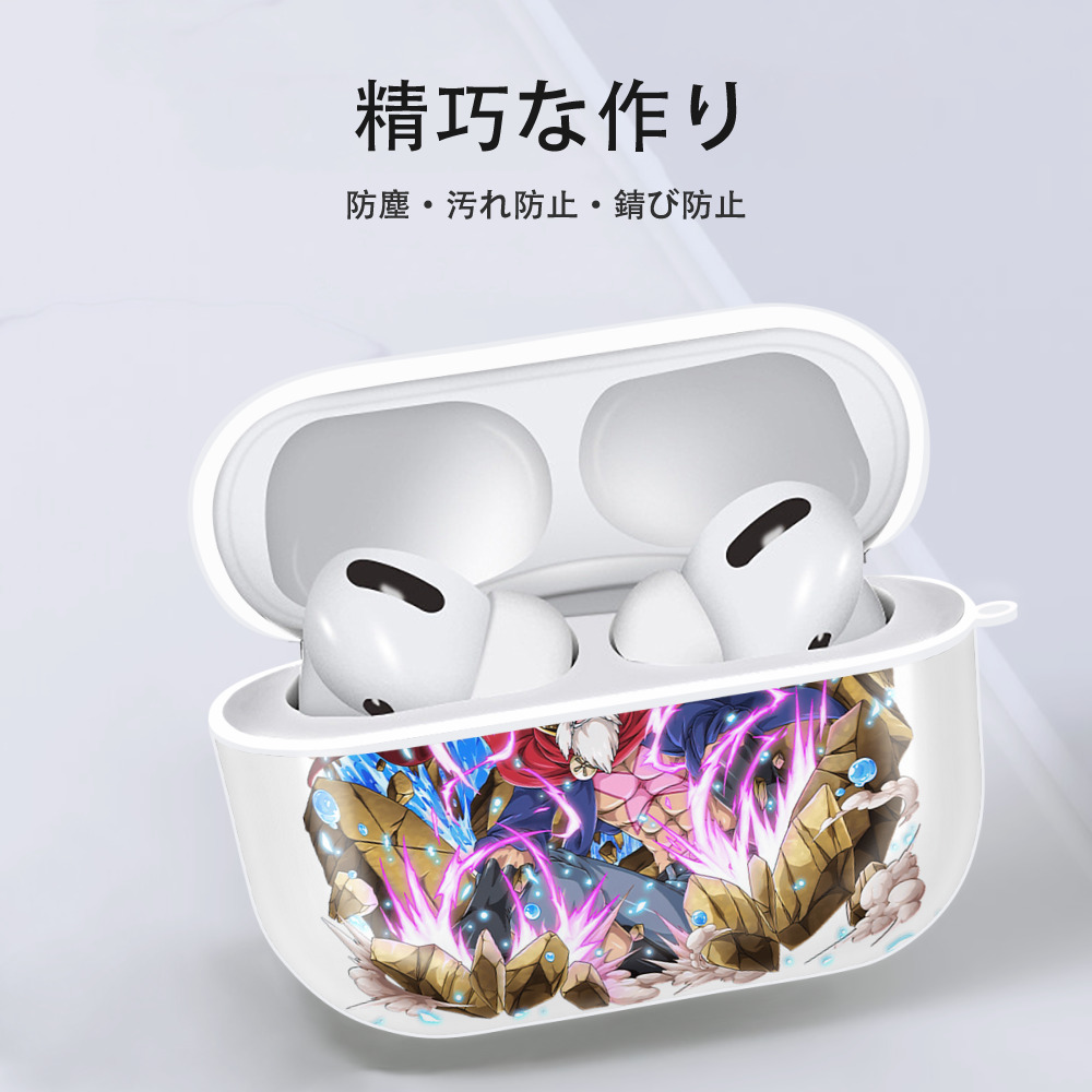 ワンピース モンキー・D・ルフィ ONE PIECE Monkey D. Luffy 【AirPods Pro用】ハードシェル保護ケース 耐衝撃・防指紋・カラビナ付き商品仕様