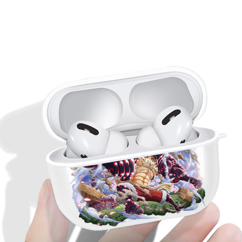 ワンピース モンキー・D・ルフィ ONE PIECE Monkey D. Luffy 【AirPods Pro用】ハードシェル保護ケース 耐衝撃・防指紋・カラビナ付き商品仕様