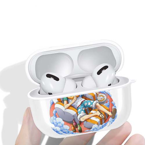 ワンピース モンキー・D・ルフィ ONE PIECE Monkey D. Luffy 【AirPods Pro用】ハードシェル保護ケース 耐衝撃・防指紋・カラビナ付き商品仕様