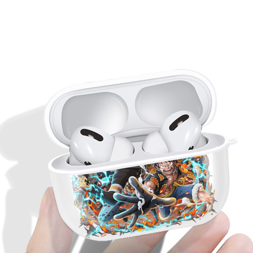 ワンピース モンキー・D・ルフィ ONE PIECE Monkey D. Luffy 【AirPods Pro用】ハードシェル保護ケース 耐衝撃・防指紋・カラビナ付き商品仕様